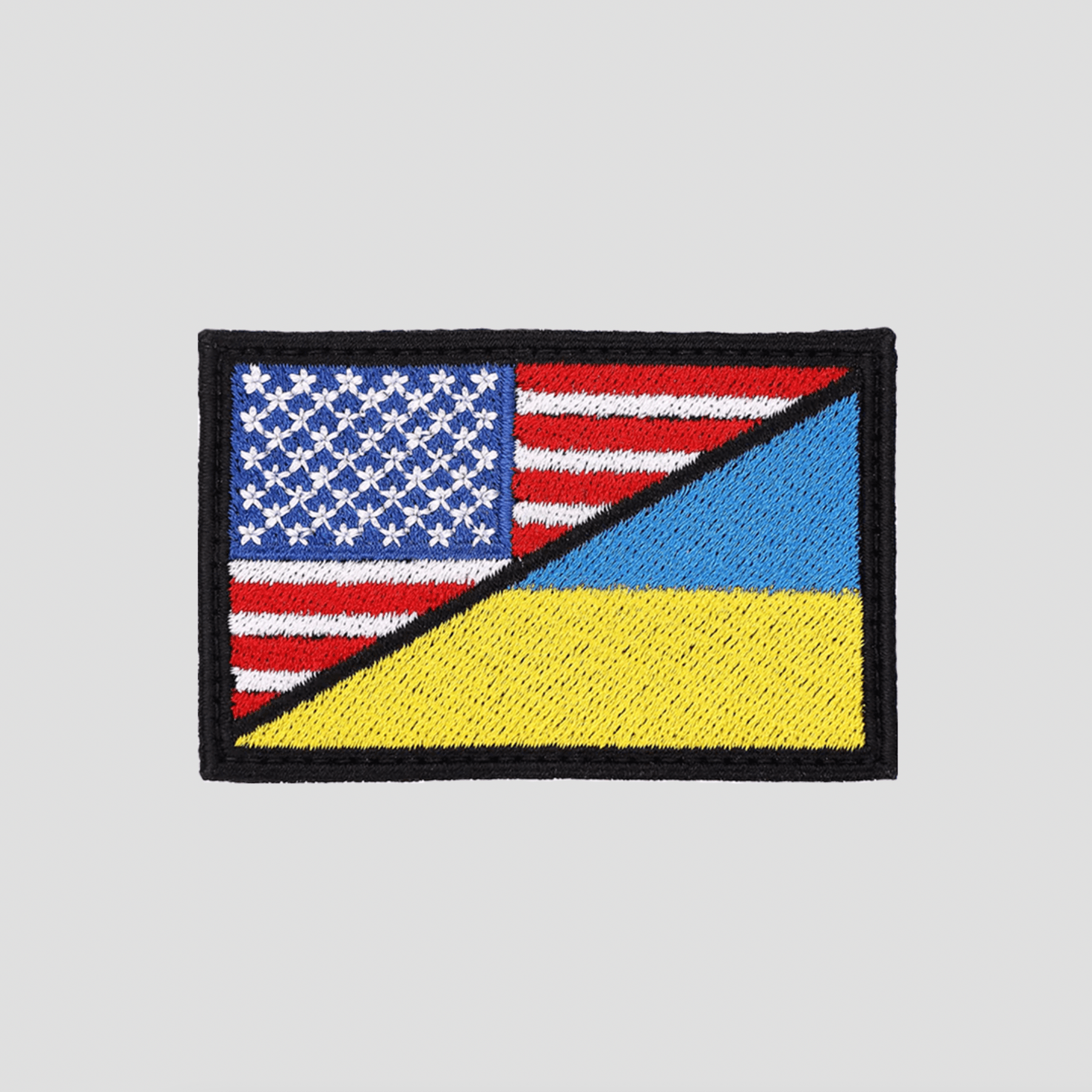 USA Ukraine Flag - Embroidered Patch