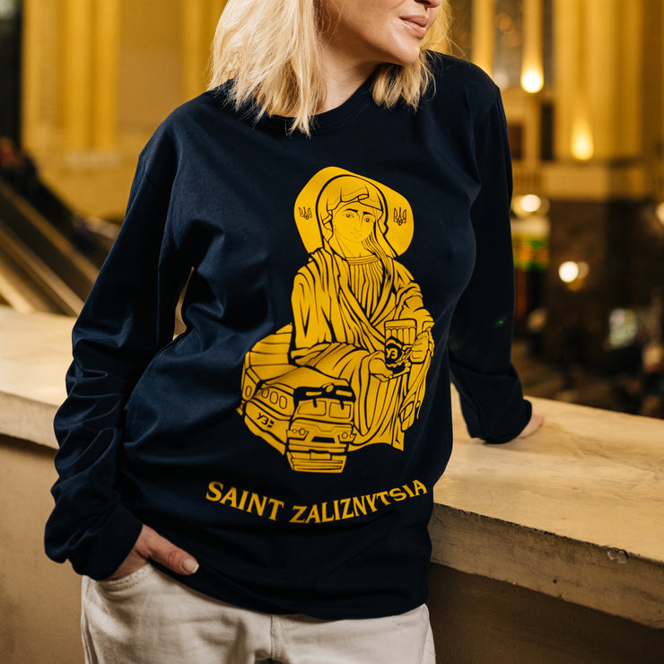 Saint Zaliznytsia - Navy Long Sleeve