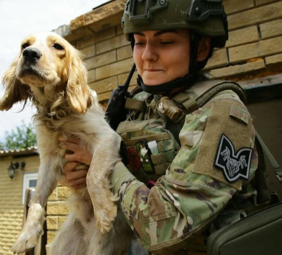 Alina, commander of the Ulf Medical Service, on duty in the field