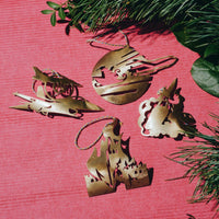 War - Part Christmas Ornament Set (Recycled Artillery Shells) - Saint Javelin