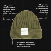 "'++" Watch Cap - Army Green - Saint Javelin