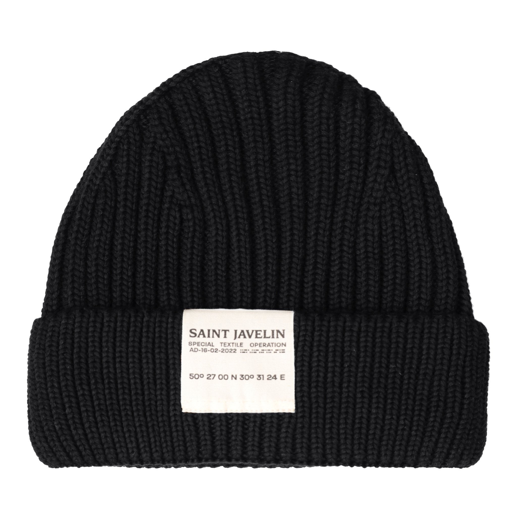"'++" Watch Cap - Midnight Black - Saint Javelin