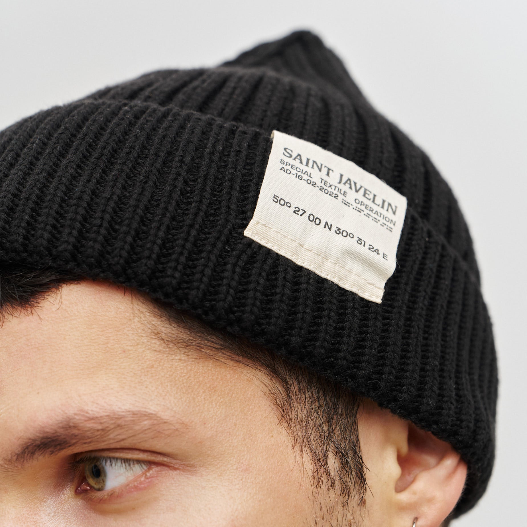 "'++" Watch Cap - Midnight Black - Saint Javelin
