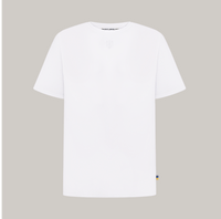 White on White Tryzub Embossed - Bamboo T-Shirt - Saint Javelin