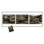 “Car Cemetery, Irpin” Signed 30x80 Print + Book Pre-order