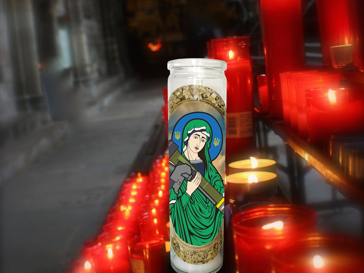 Saint Javelin Prayer Candle