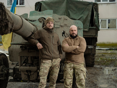 "Hans and Yevhen - 59th Brigade in Kherson" 11x14 Print