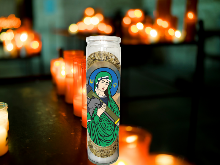 Saint Javelin Prayer Candle