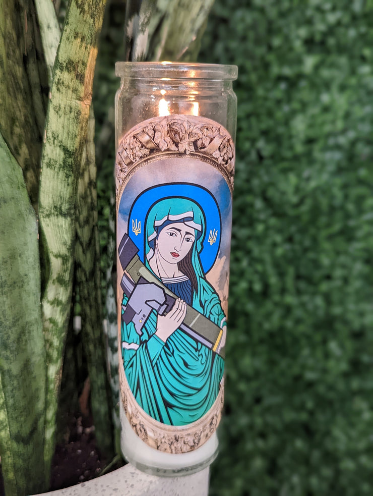 Saint Javelin Prayer Candle