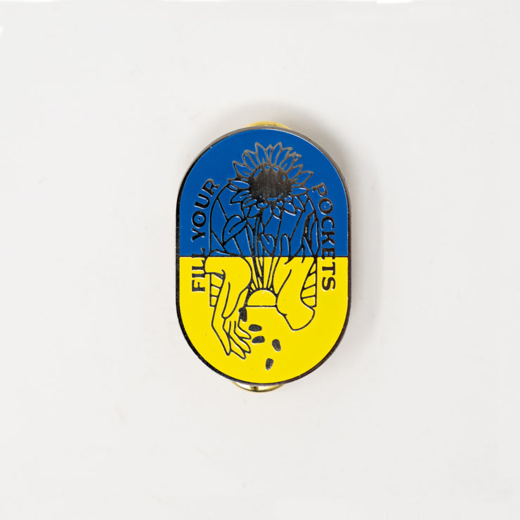 Made in Ukraine - Sunflower Collector Pin