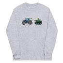 A Ukrainian Farmer Finds a Russian Tank - Adult Long Sleeve Shirt - Saint Javelin