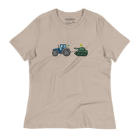 A Ukrainian Farmer Finds a Russian Tank - Adult Women's TShirt - Saint Javelin