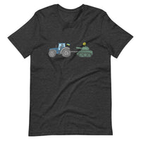 A Ukrainian Farmer Finds a Russian Tank - No Text - Adult TShirt - Saint Javelin