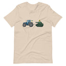 A Ukrainian Farmer Finds a Russian Tank - No Text - Adult TShirt - Saint Javelin