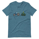 A Ukrainian Farmer Finds a Russian Tank - No Text - Adult TShirt - Saint Javelin