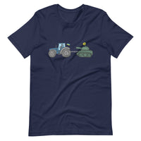 A Ukrainian Farmer Finds a Russian Tank - No Text - Adult TShirt - Saint Javelin