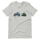 A Ukrainian Farmer Finds a Russian Tank - No Text - Adult TShirt - Saint Javelin