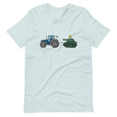 A Ukrainian Farmer Finds a Russian Tank - No Text - Adult TShirt - Saint Javelin