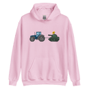 A Ukrainian Farmer Finds a Russian Tank x Slava Ukraini - Adult Hoodie - Saint Javelin