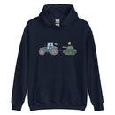 A Ukrainian Farmer Finds a Russian Tank x Slava Ukraini - Adult Hoodie - Saint Javelin