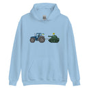 A Ukrainian Farmer Finds a Russian Tank x Slava Ukraini - Adult Hoodie - Saint Javelin