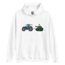 A Ukrainian Farmer Finds a Russian Tank x Slava Ukraini - Adult Hoodie - Saint Javelin