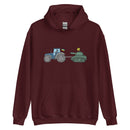 A Ukrainian Farmer Finds a Russian Tank x Slava Ukraini - Adult Hoodie - Saint Javelin
