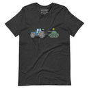 A Ukrainian Farmer Finds a Russian Tank x Slava Ukraini - Adult TShirt - Saint Javelin