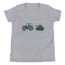 A Ukrainian Farmer Finds a Russian Tank - Youth / Teen TShirt - Saint Javelin