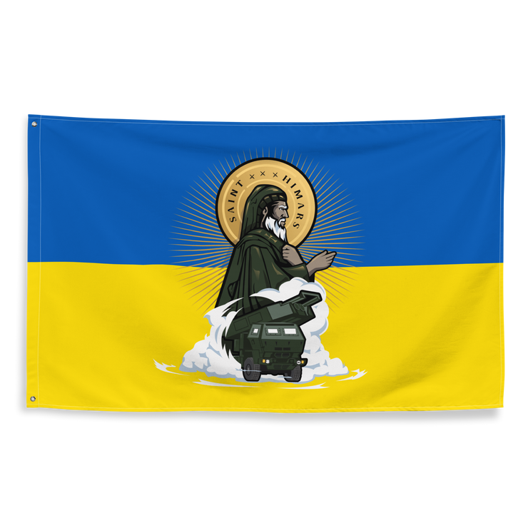 Saint HIMARS - Ukrainian Flag