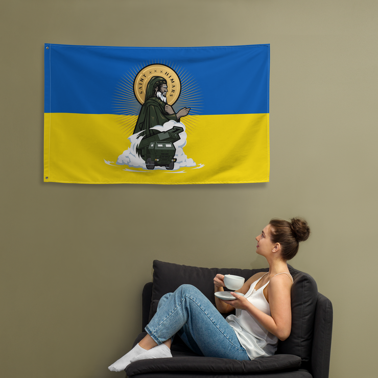 Saint HIMARS - Ukrainian Flag