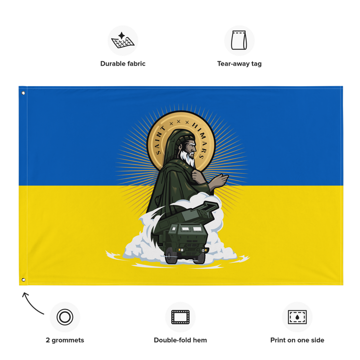 Saint HIMARS - Ukrainian Flag