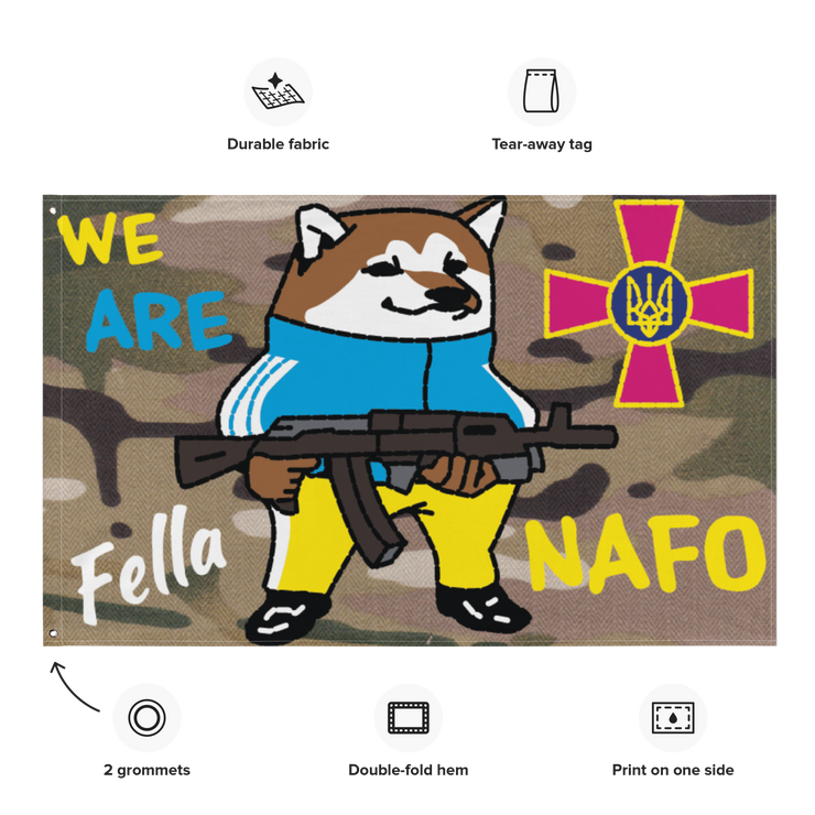 NAFO - We Are NAFO - Flag