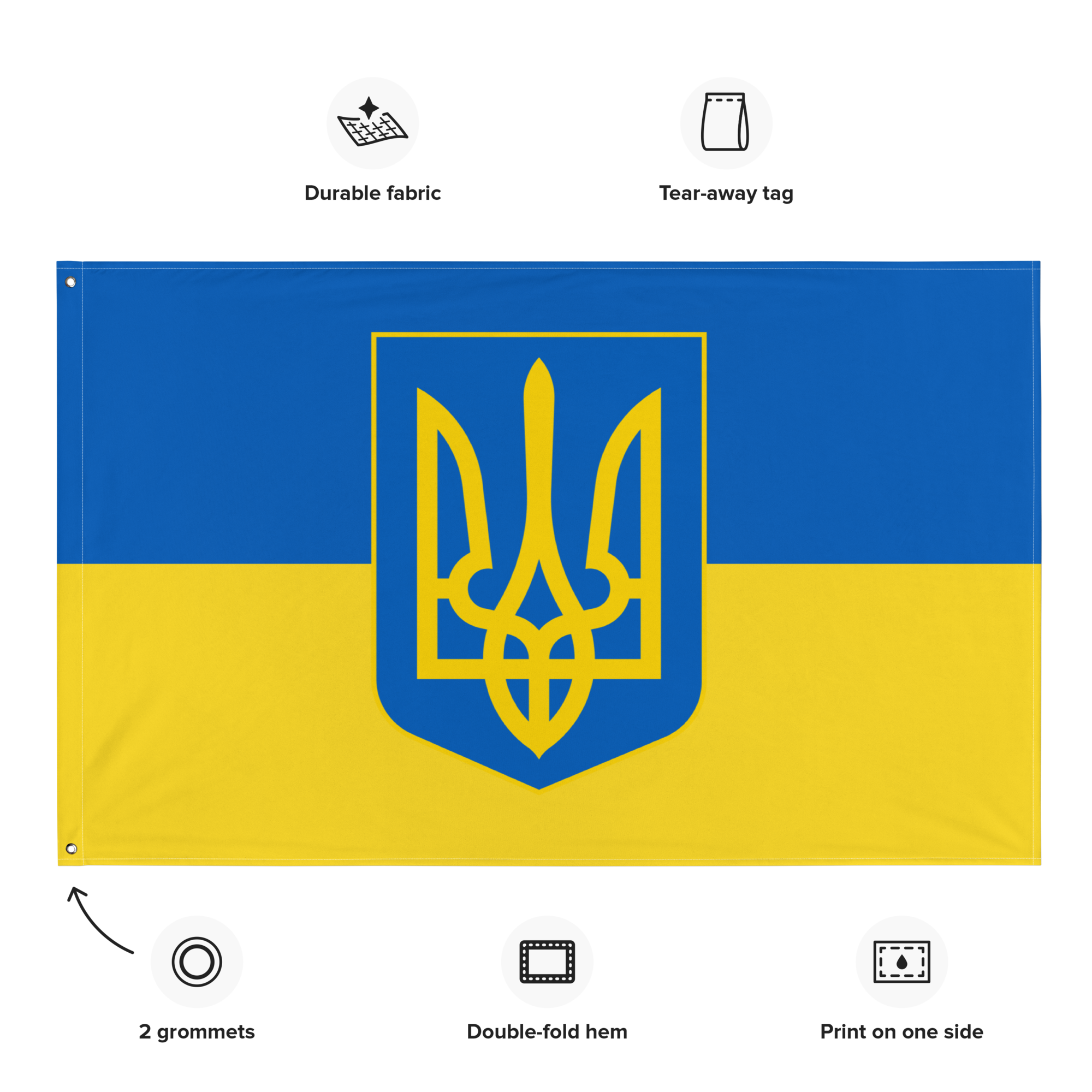 Національний тризуб - прапор України