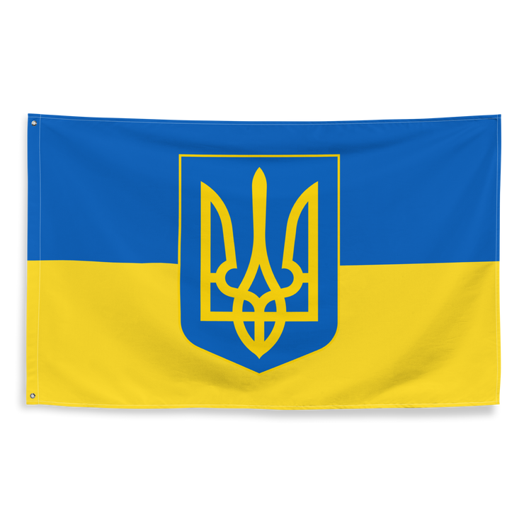 National Tryzub - Ukrainian Flag