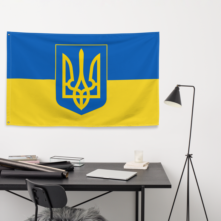 National Tryzub - Ukrainian Flag