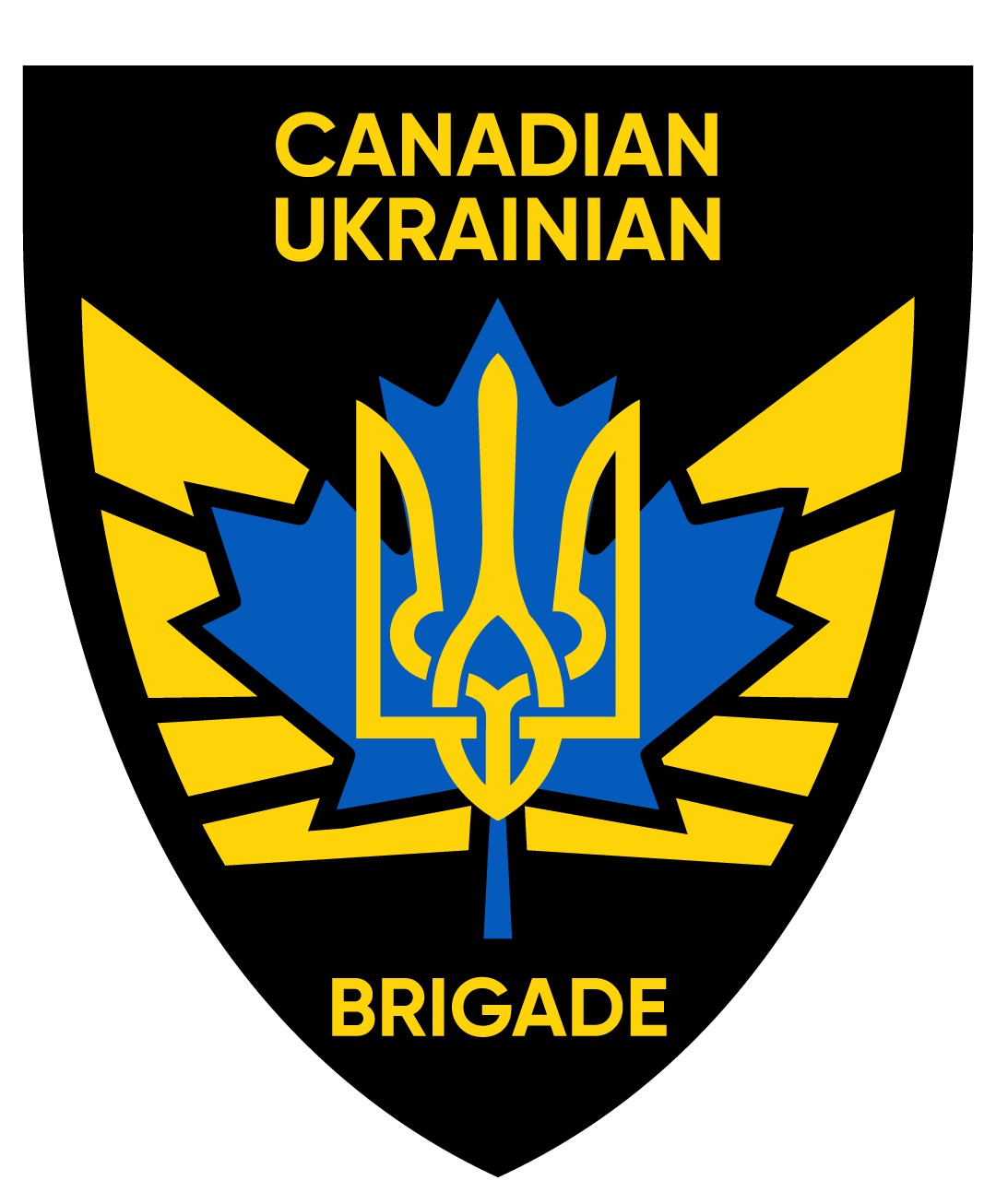 Canadian Ukrainian Brigade - Velcro Patch - Saint Javelin