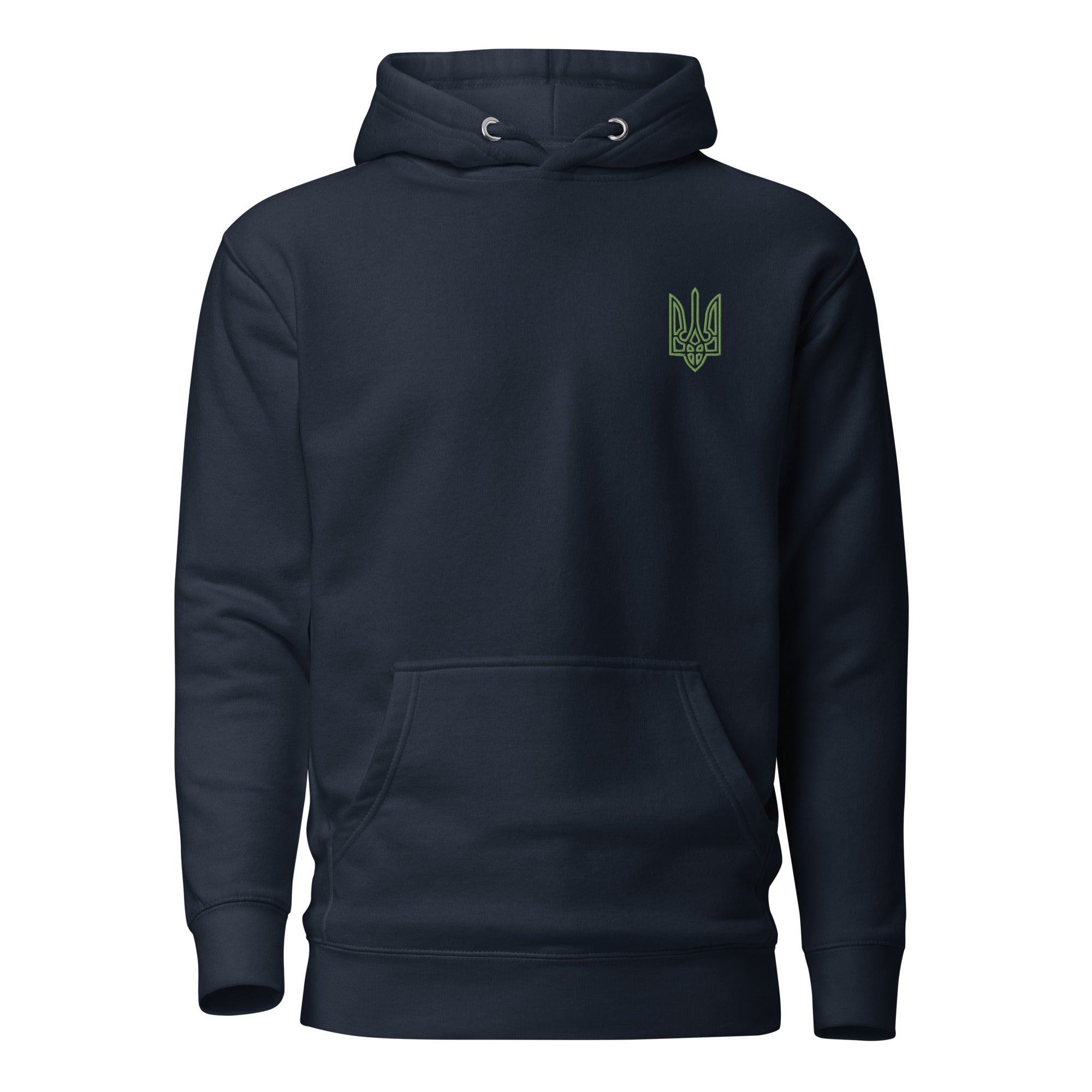 Embroidered Tryzub - Adult Hoodie - Saint Javelin