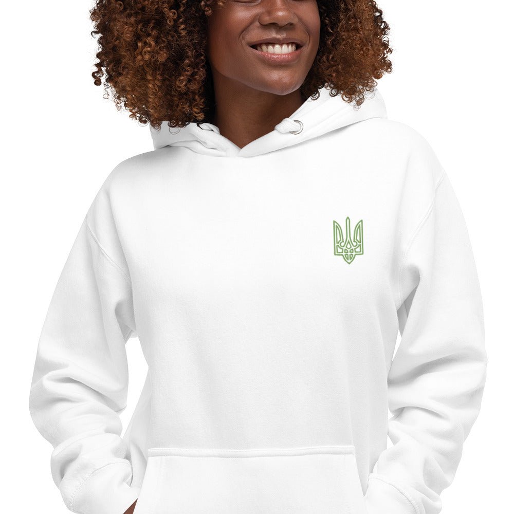 Embroidered Tryzub - Adult Hoodie - Saint Javelin