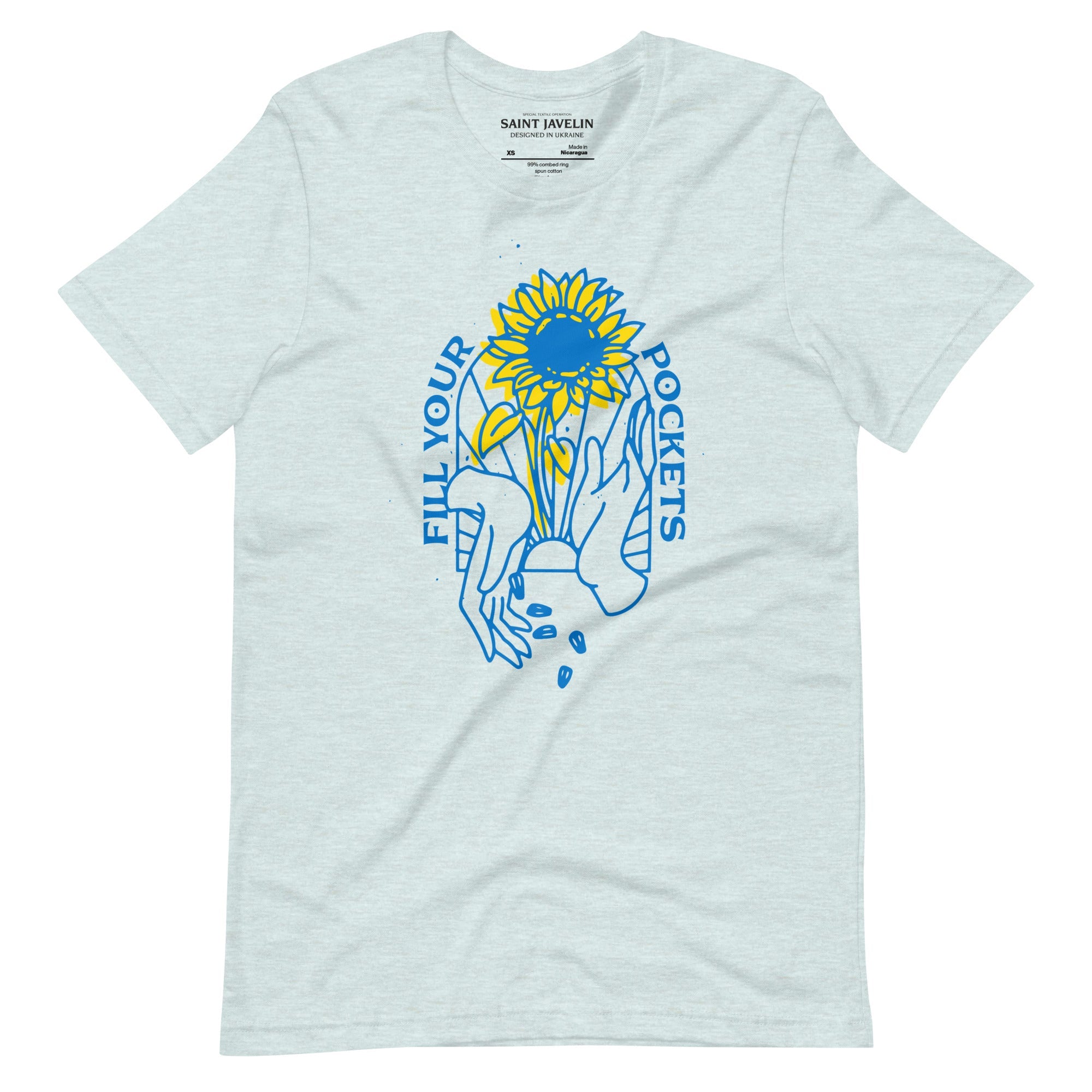 Fill Your Pockets - EN Sunflowers Adult TShirt - Saint Javelin