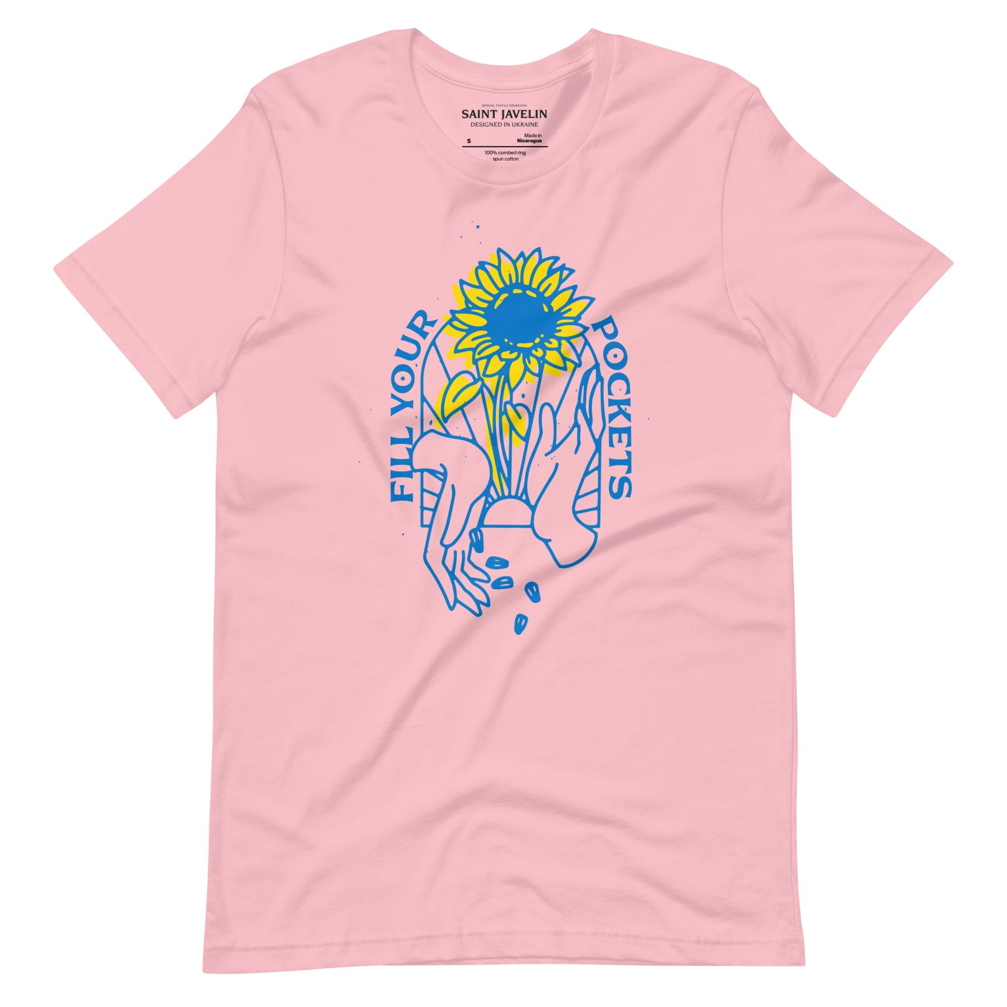 Fill Your Pockets - EN Sunflowers Adult TShirt - Saint Javelin