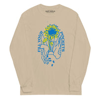 Fill Your Pockets With Sunflowers - Adult Long Sleeve Shirt - Saint Javelin