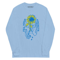Fill Your Pockets With Sunflowers - Adult Long Sleeve Shirt - Saint Javelin