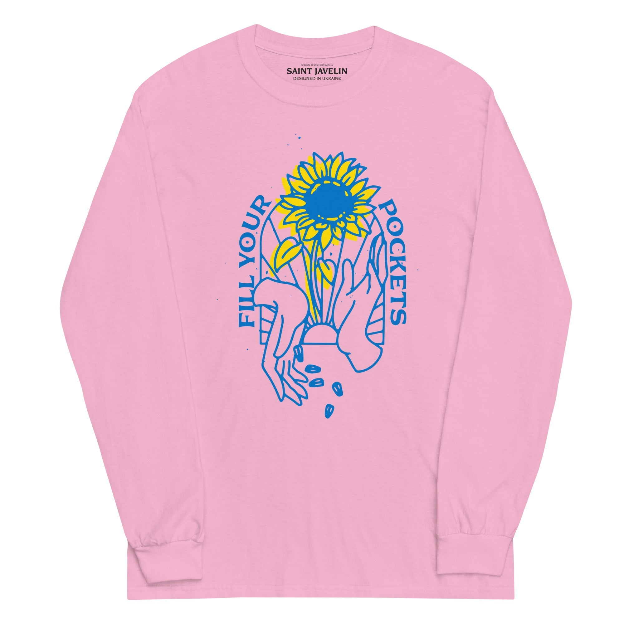 Fill Your Pockets With Sunflowers - Adult Long Sleeve Shirt - Saint Javelin