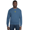 Freedom Embroidered Tryzub - Adult Crewneck Sweatshirt - Saint Javelin
