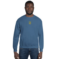 Freedom Embroidered Tryzub - Adult Crewneck Sweatshirt - Saint Javelin