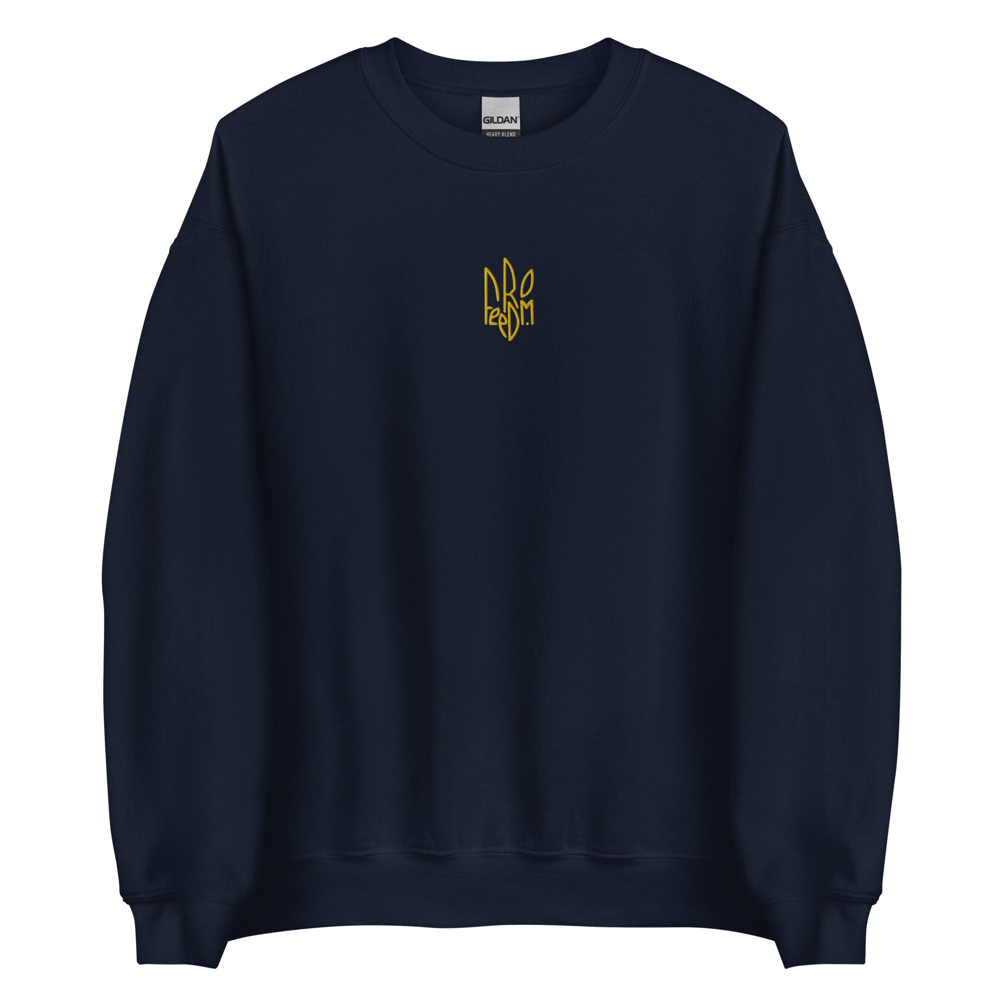 Freedom Embroidered Tryzub - Adult Crewneck Sweatshirt - Saint Javelin