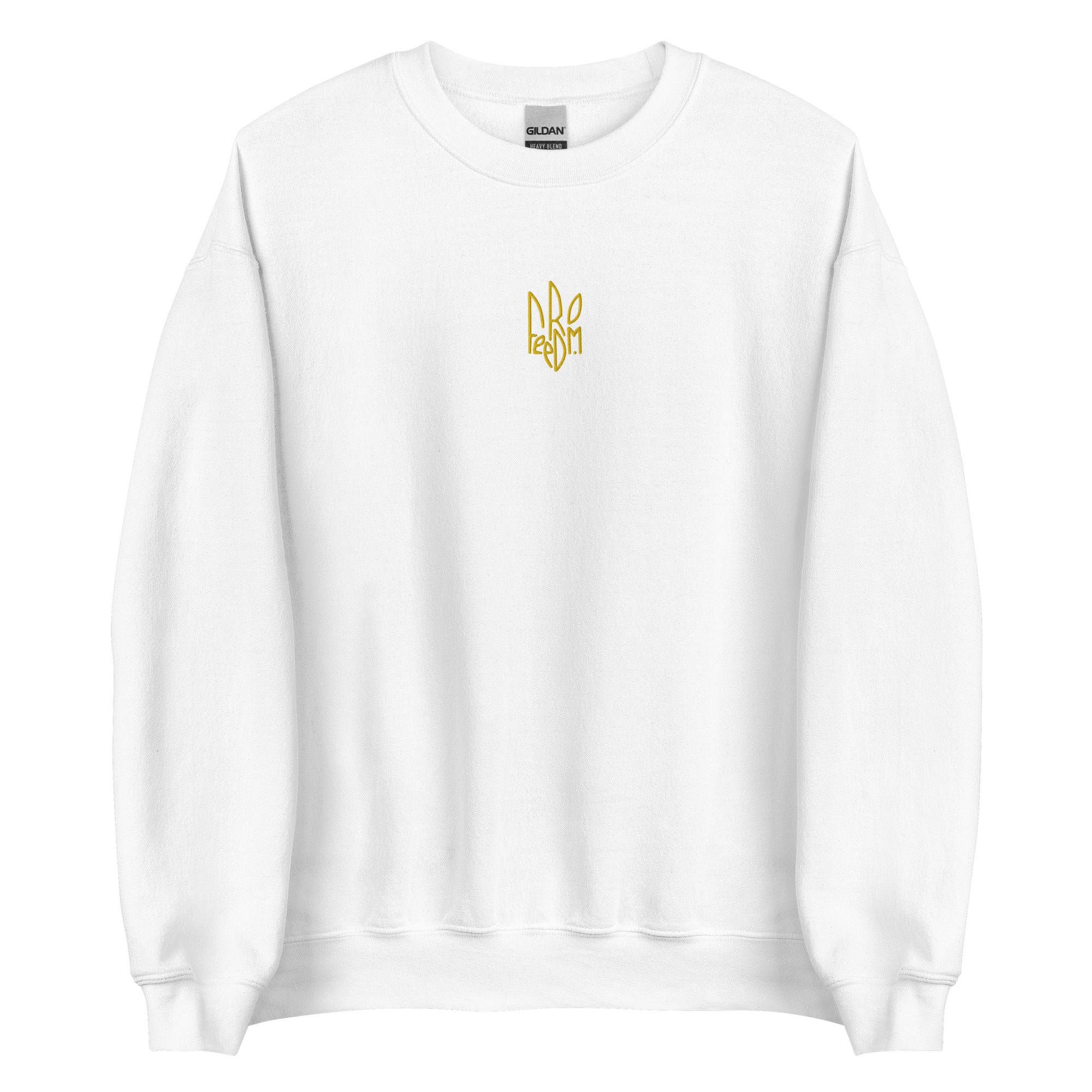 Freedom Embroidered Tryzub - Adult Crewneck Sweatshirt