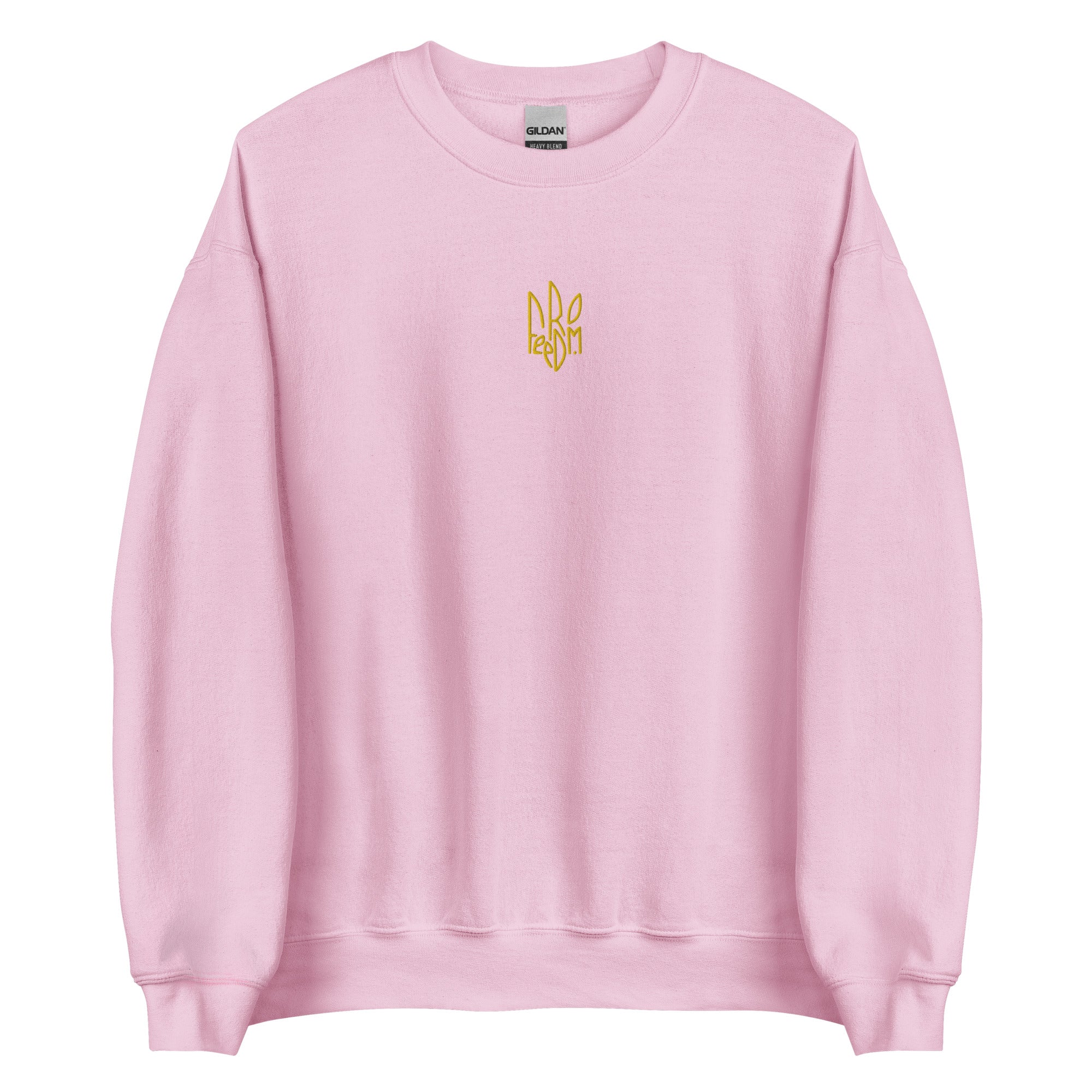 Freedom Embroidered Tryzub - Adult Crewneck Sweatshirt - Saint Javelin