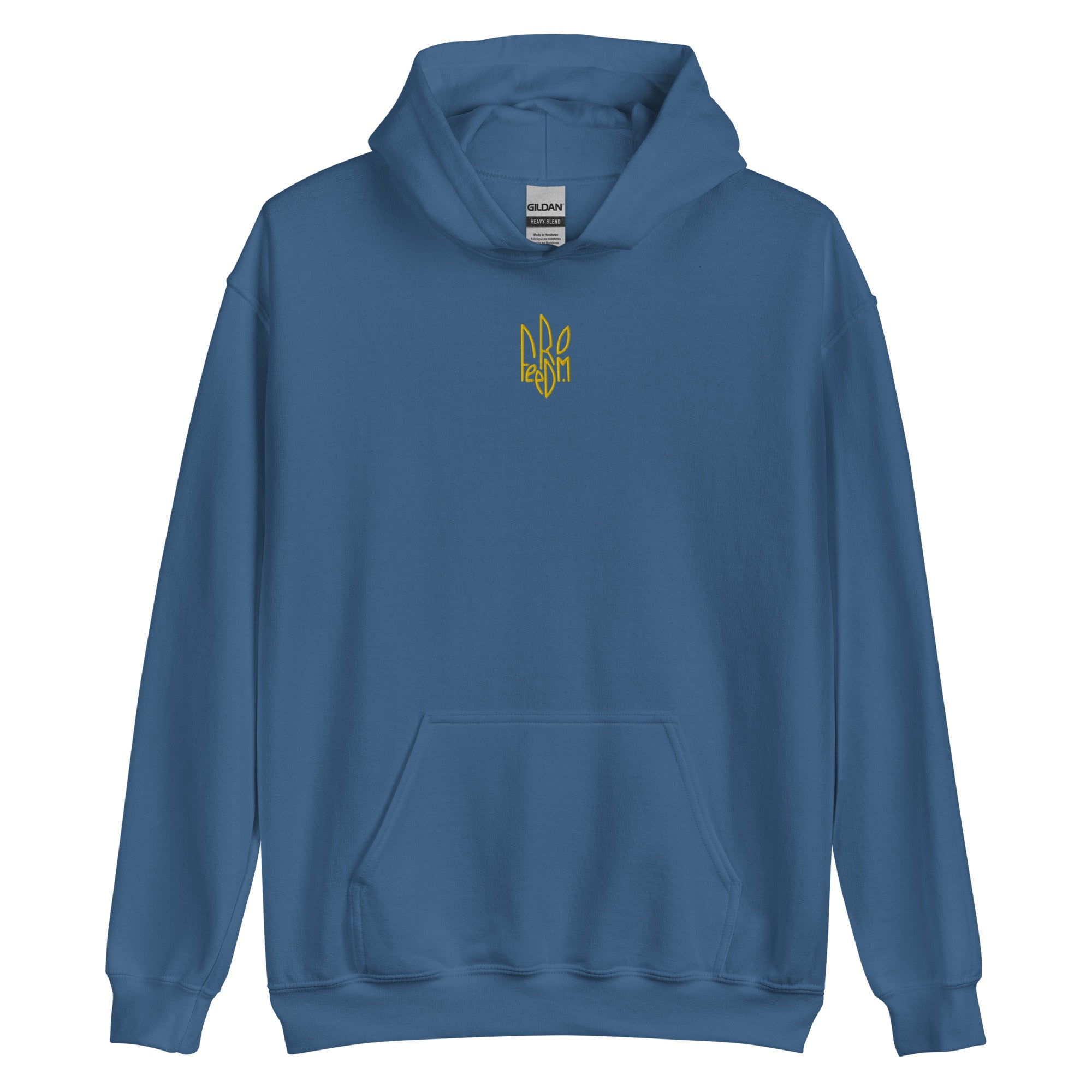 Freedom Embroidered Tryzub - Adult Hoodie - Saint Javelin